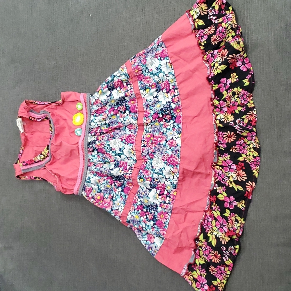 💥50% sale💥The Silly Sissy boho floral dress 4T #b679